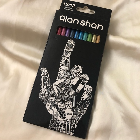 Metallic Colored Pencils 12pcs Colors - Picture 1 of 3